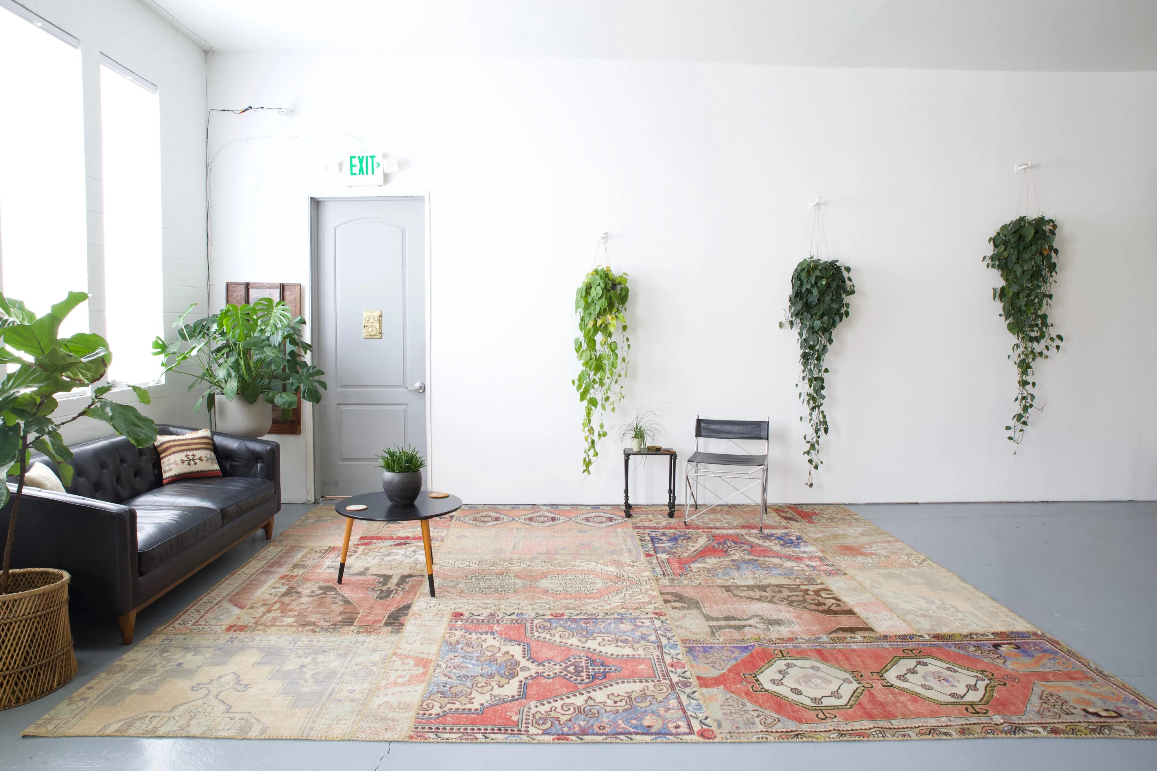 Vintage Patchwork Rug 10ftx12ft