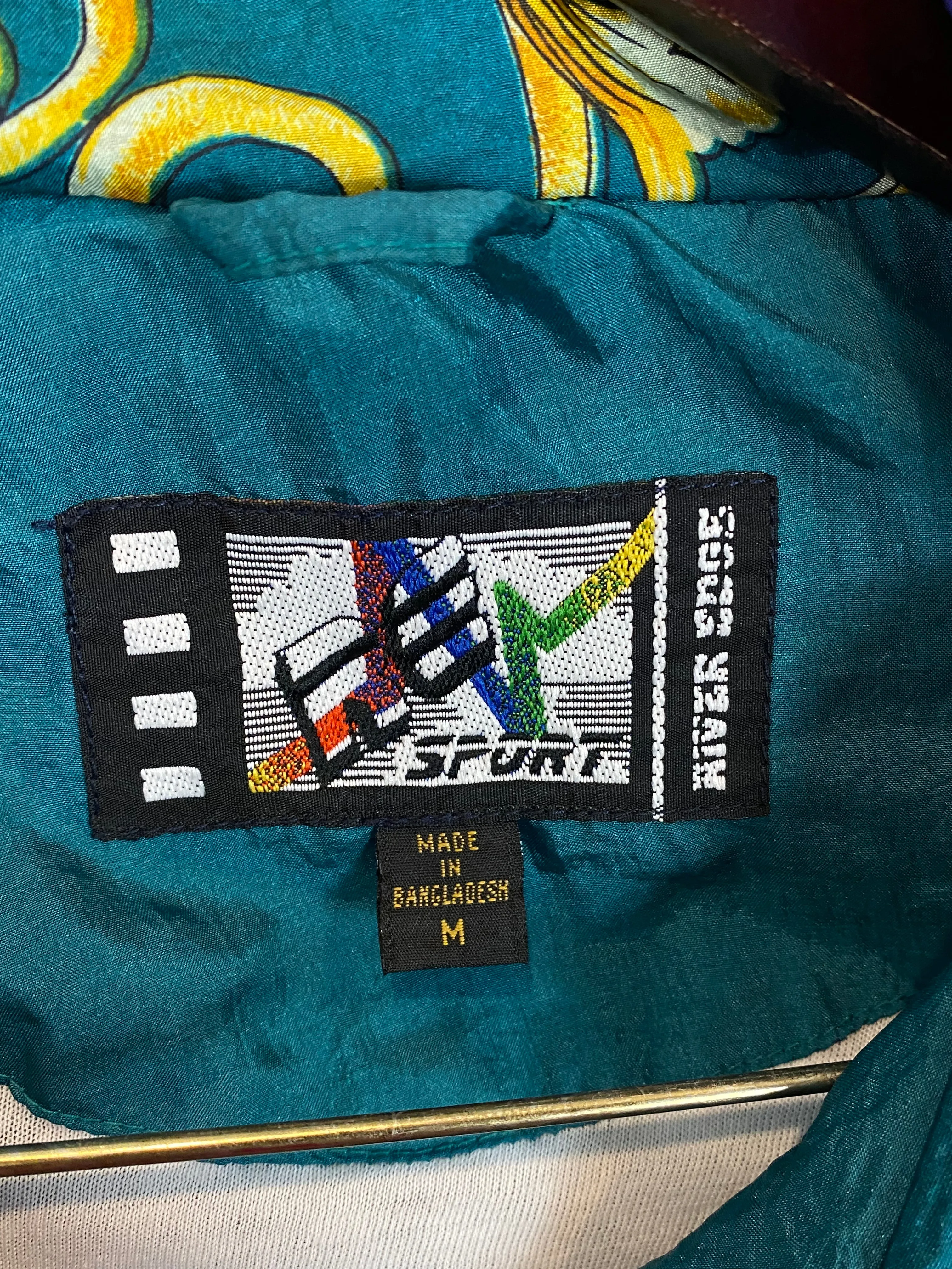 Vintage Patchwork Windbreaker (M)