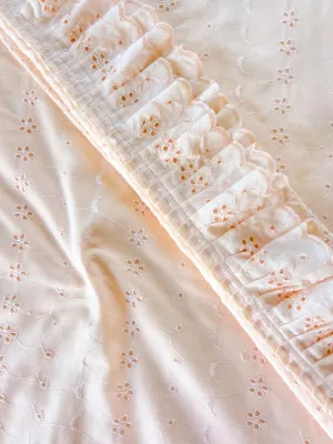 VINTAGE PEACH EMBROIDERY