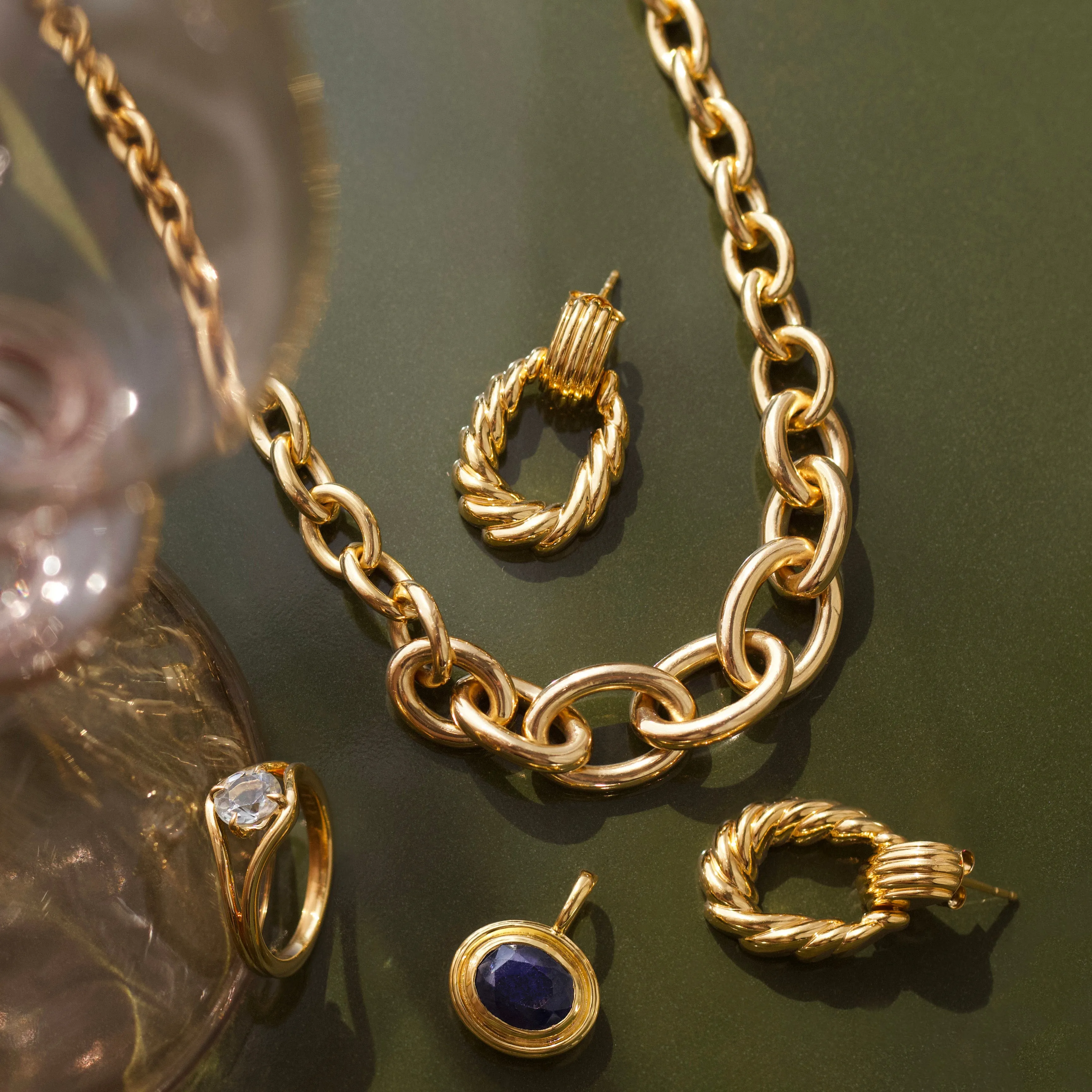 Vintage Sapphire Pendant
