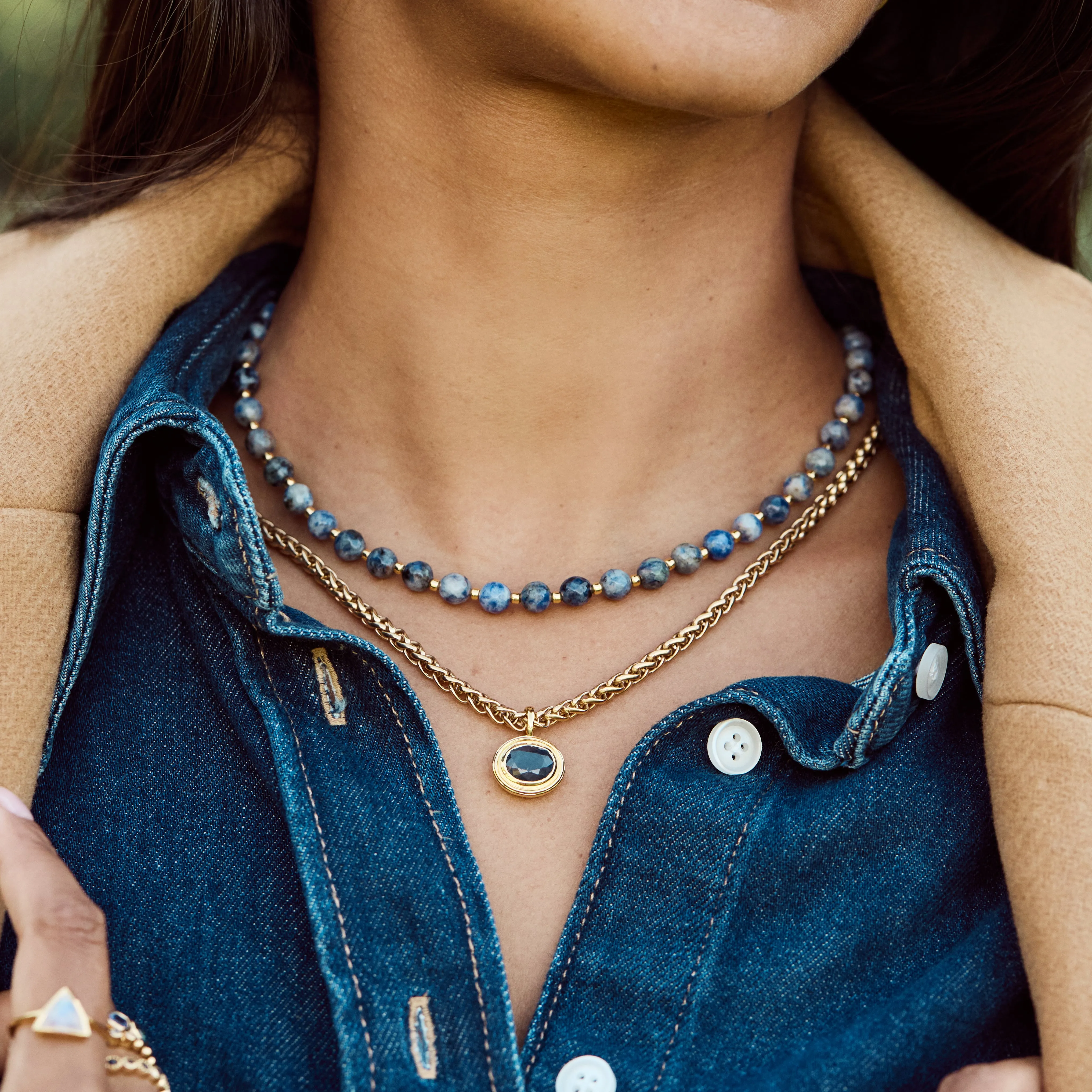 Vintage Sapphire Pendant