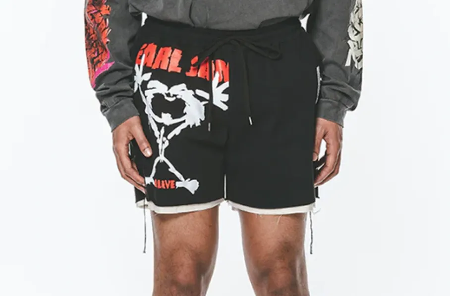 VINTAGE TEE PATCHWORK SHORT PANTS