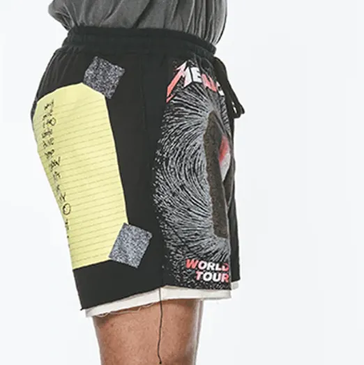 VINTAGE TEE PATCHWORK SHORT PANTS