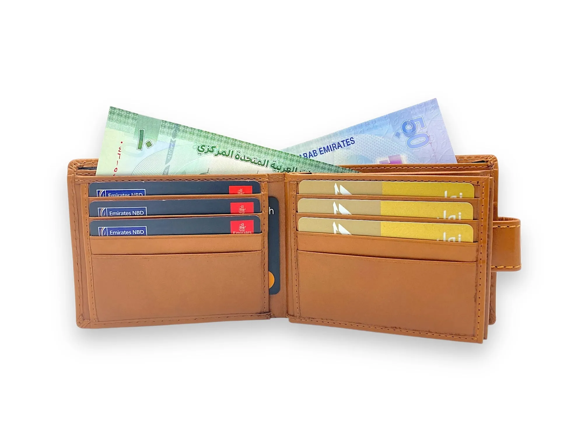 VIP - RFID Maximum Card & Coin, Men's Bifold Wallet, Inside Zip # 983CPL