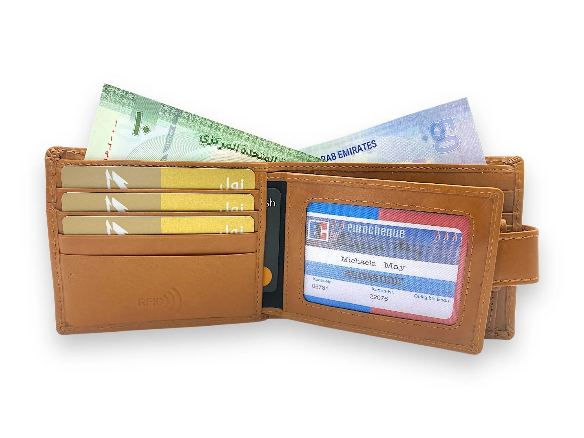 VIP - RFID Multiple Card & Coin Men's Bifold Wallet # 4094CNL/2
