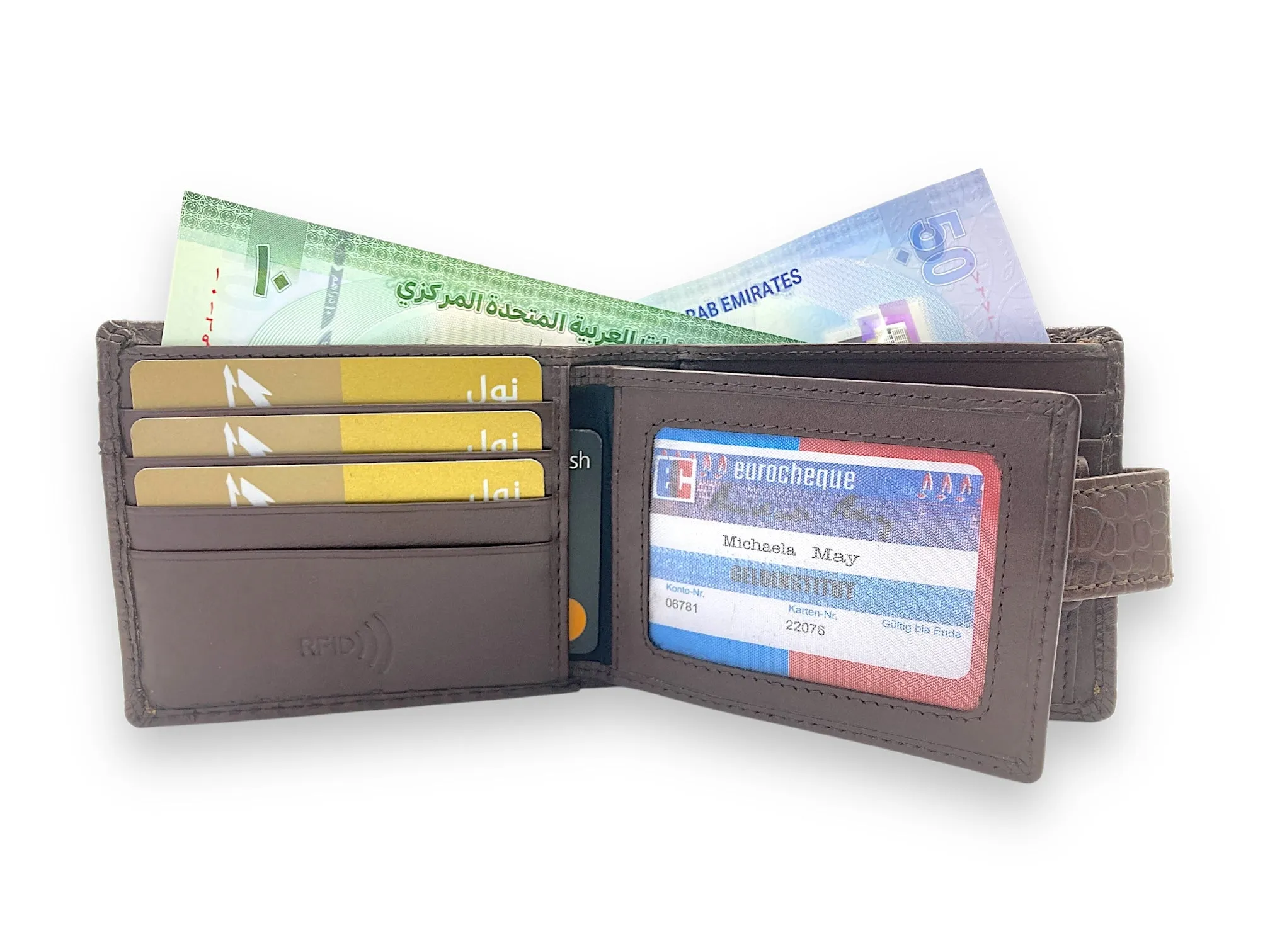 VIP - RFID Multiple Card & Coin Men's Bifold Wallet # 4094CNL/2