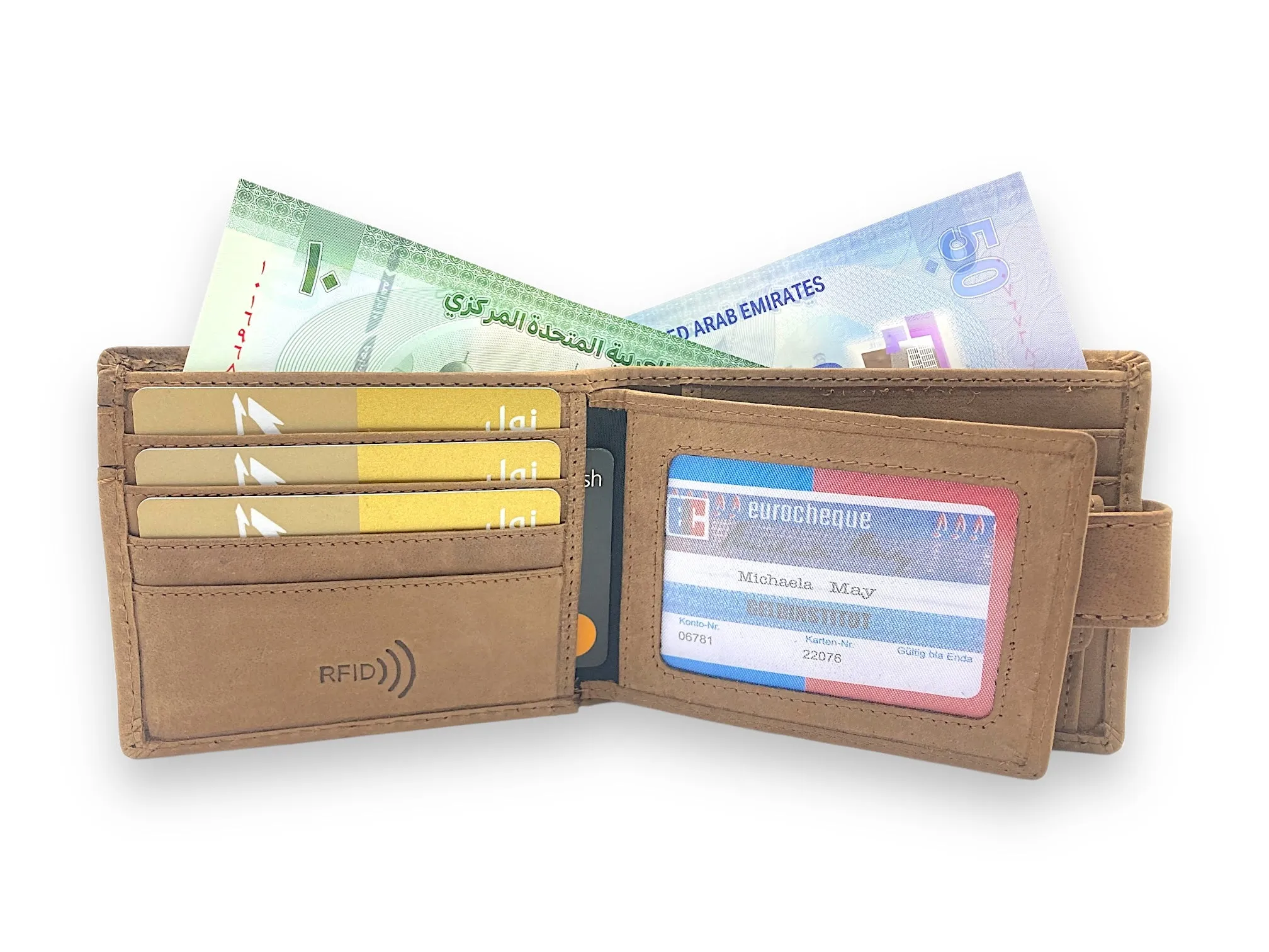 VIP - RFID Multiple Card & Coin Men's Bifold Wallet # 4094CNL/2