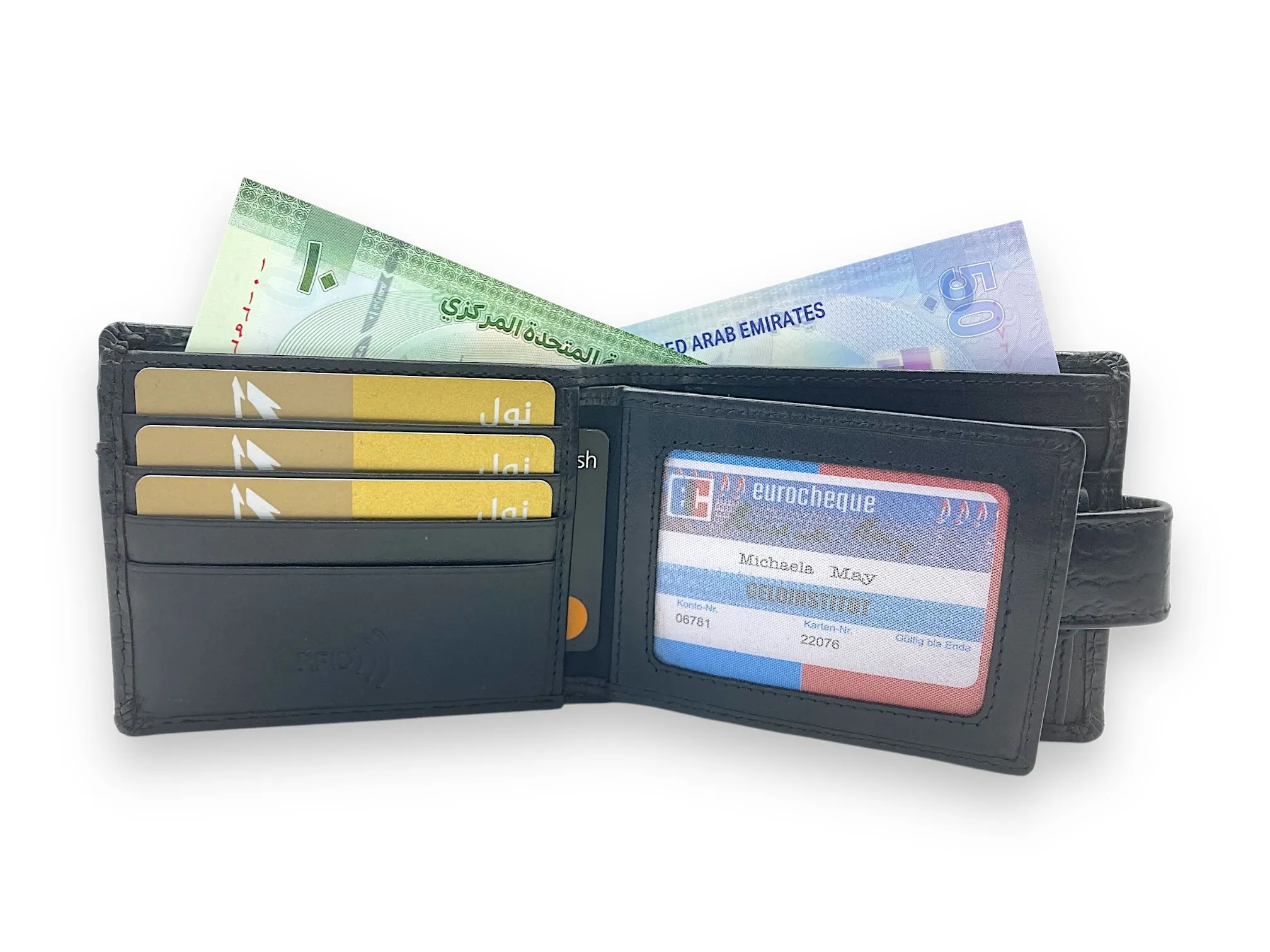 VIP - RFID Multiple Card & Coin Men's Bifold Wallet # 4094CNL/2