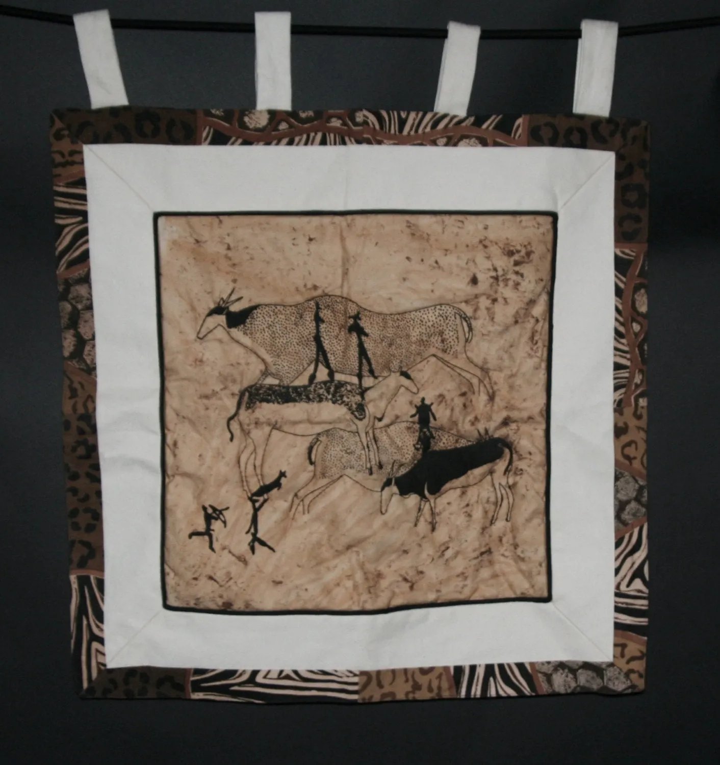 Wall Hanging Cave Art Bushman 25" X 29"