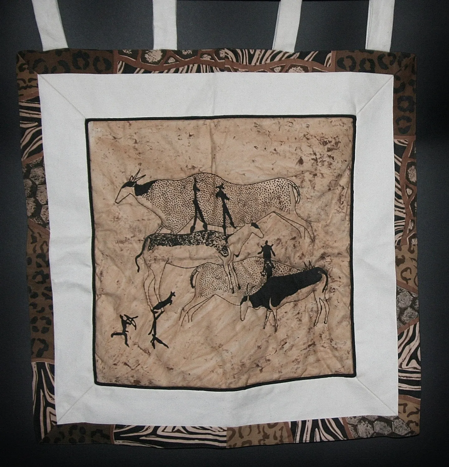 Wall Hanging Cave Art Bushman 25" X 29"