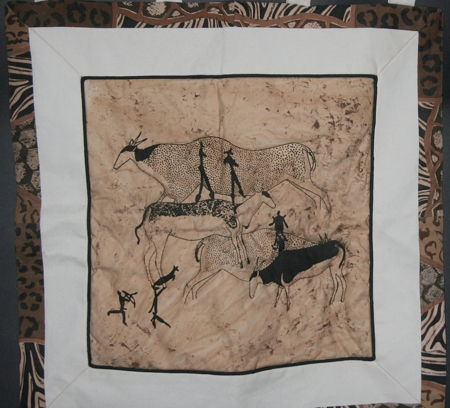 Wall Hanging Cave Art Bushman 25" X 29"