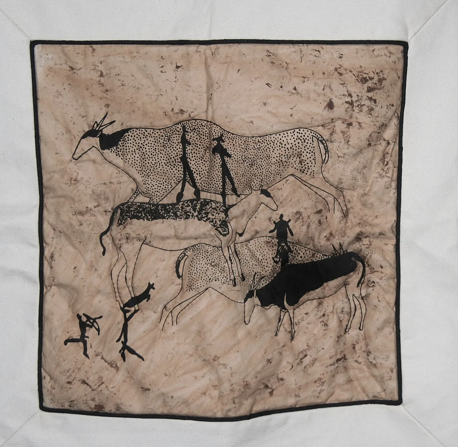 Wall Hanging Cave Art Bushman 25" X 29"