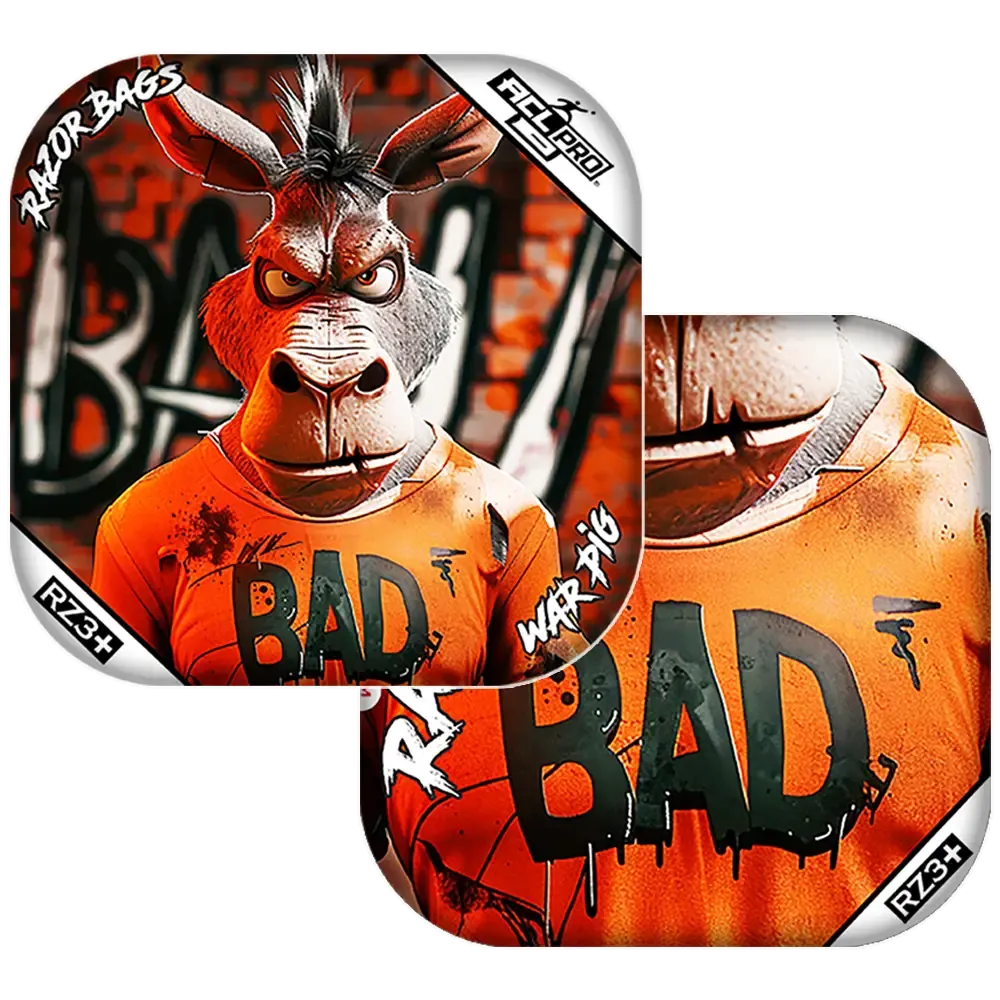 War Pig | Bad A Graffiti | ACL PRO Razor Cornhole Bags