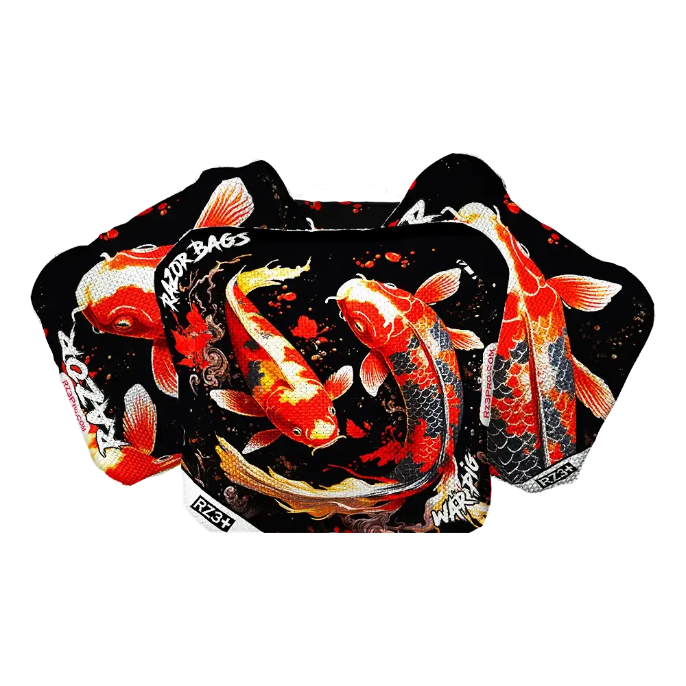War Pig | Koi | ACL PRO Razor Cornhole Bags