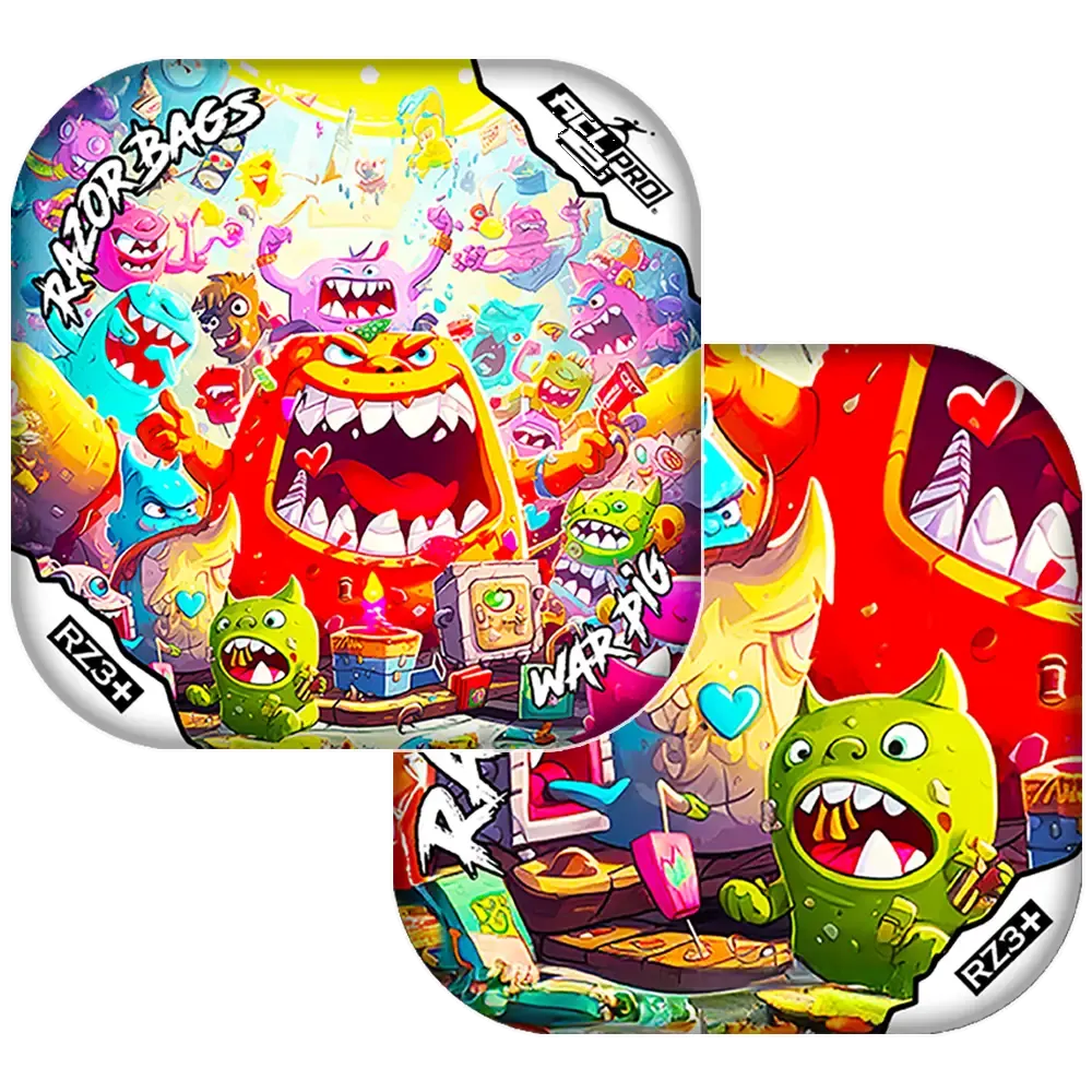 War Pig | Monster Party | ACL PRO Razor Cornhole Bags