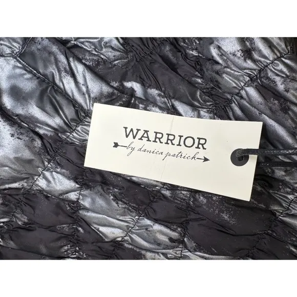 Warrior Danica Patrick Women's Puffer Vest Full Zip Lightweight Black XL NWT