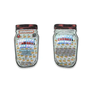 White Cherry Gelato Rosin Gummies Mylar Bag (EMPTY)