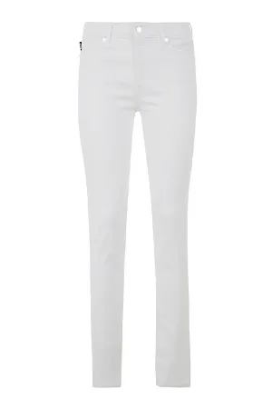 White Cotton Women's Jean