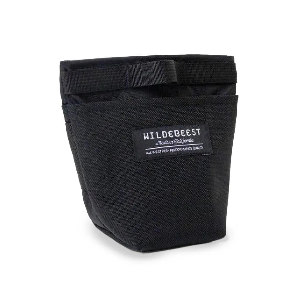 Wildebeest Alamo Dog Treat Pouch | Black