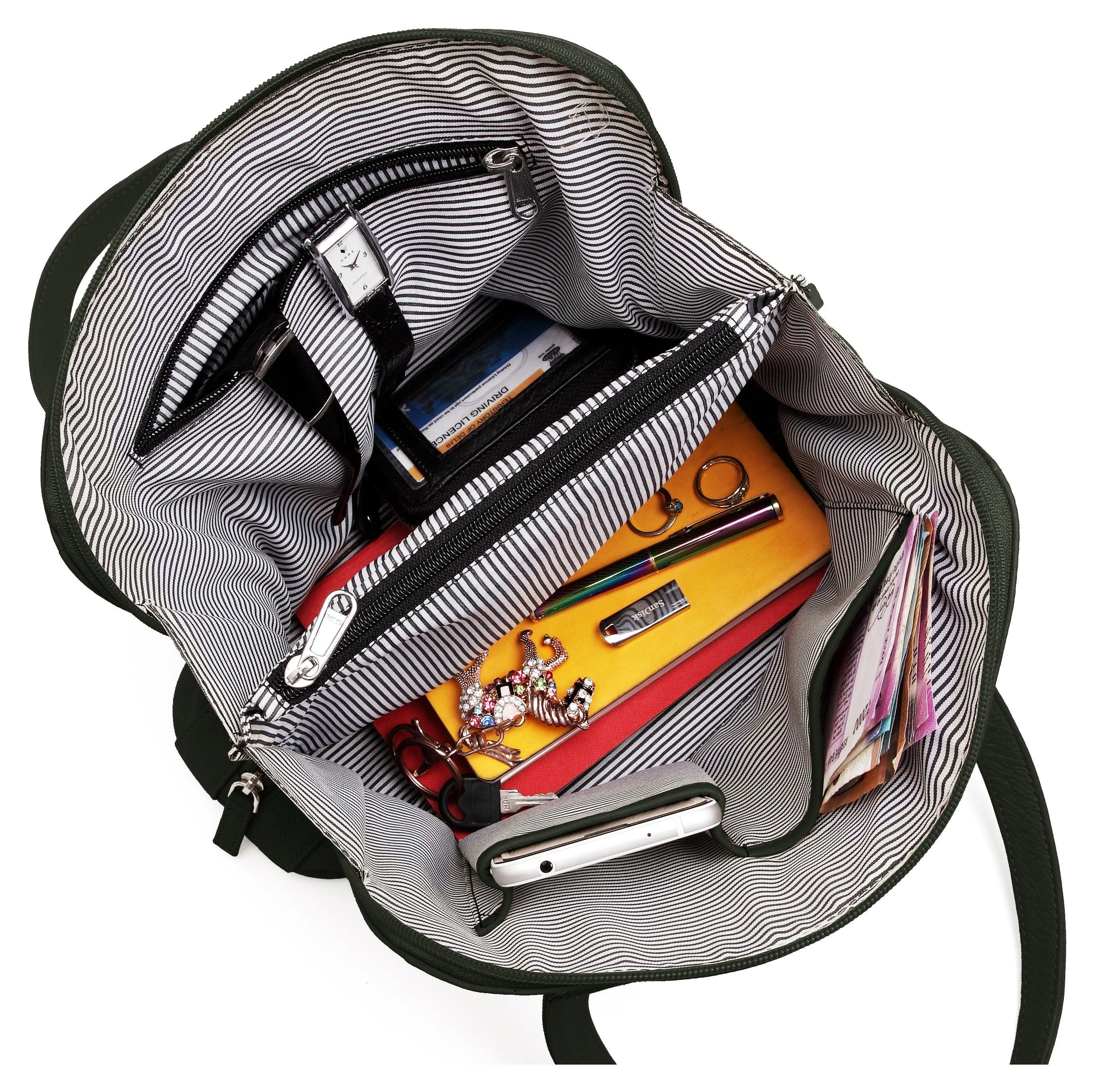 WildHorn® Upper Grain Genuine Leather  Shoulder Bag for Girls & Women.
