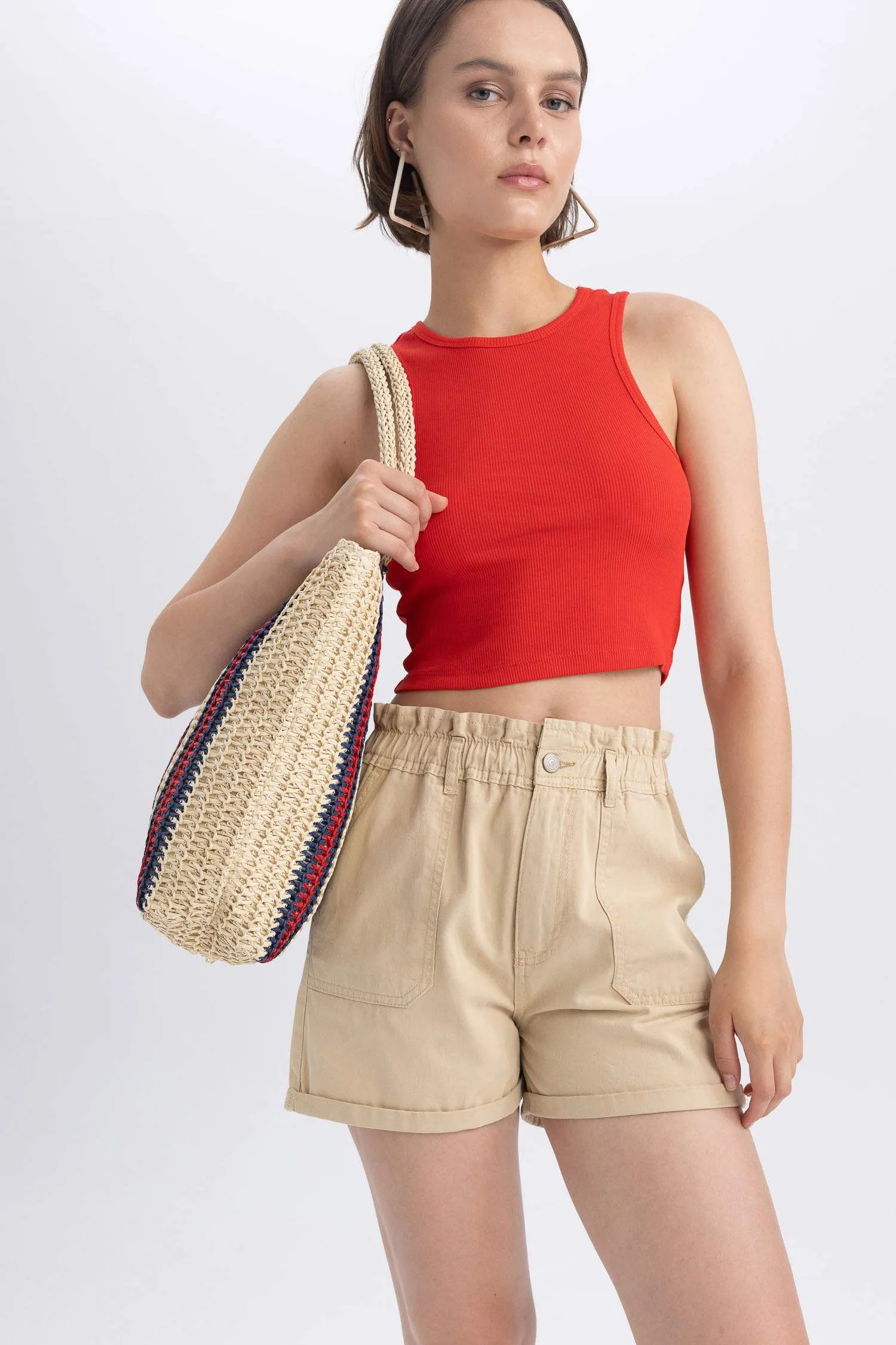 Women Straw Shoulder Bag