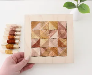 WOOD EMBROIDERY - 7" BARN QUILT