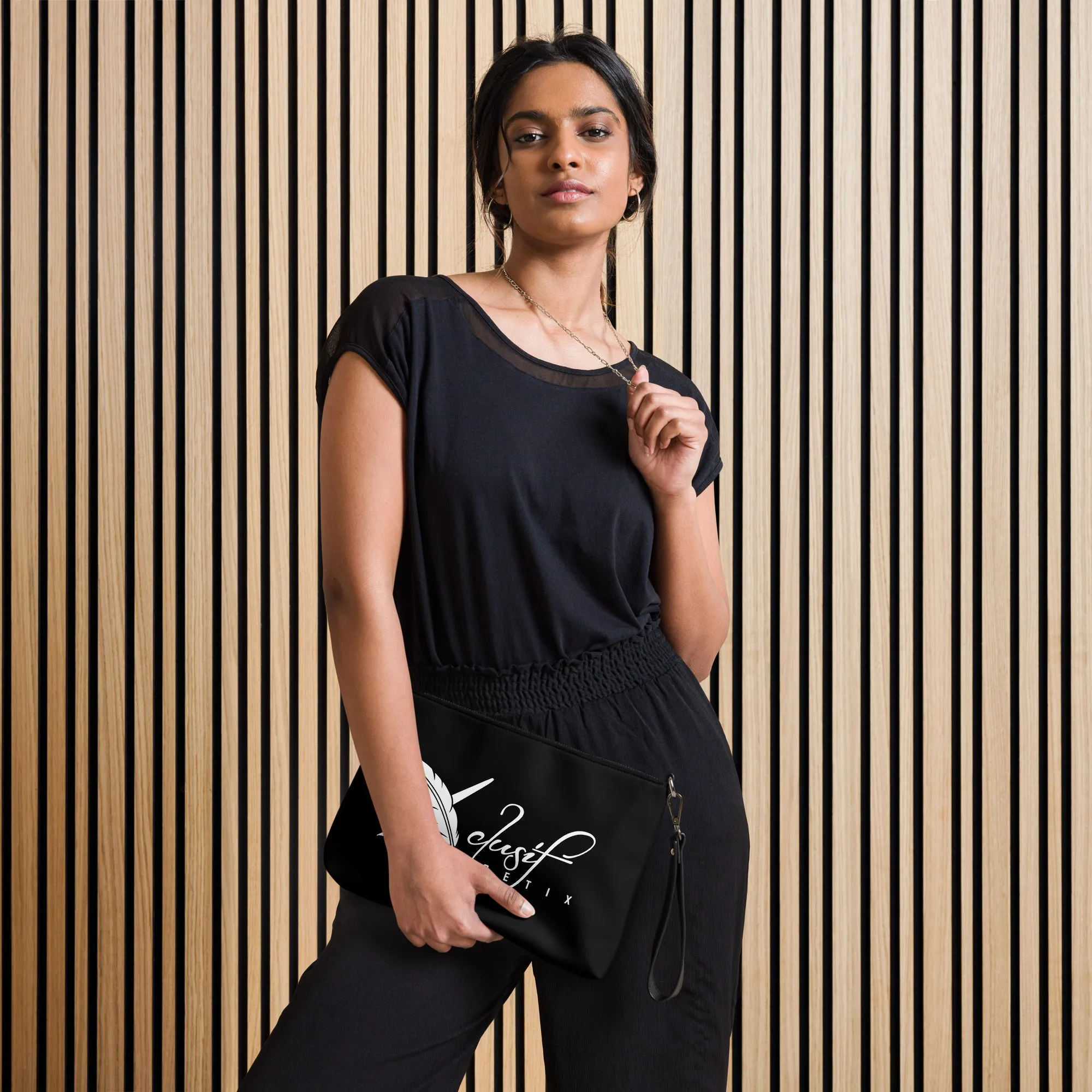 XCLUSIF POETIX BLACK & WHITE Crossbody bag
