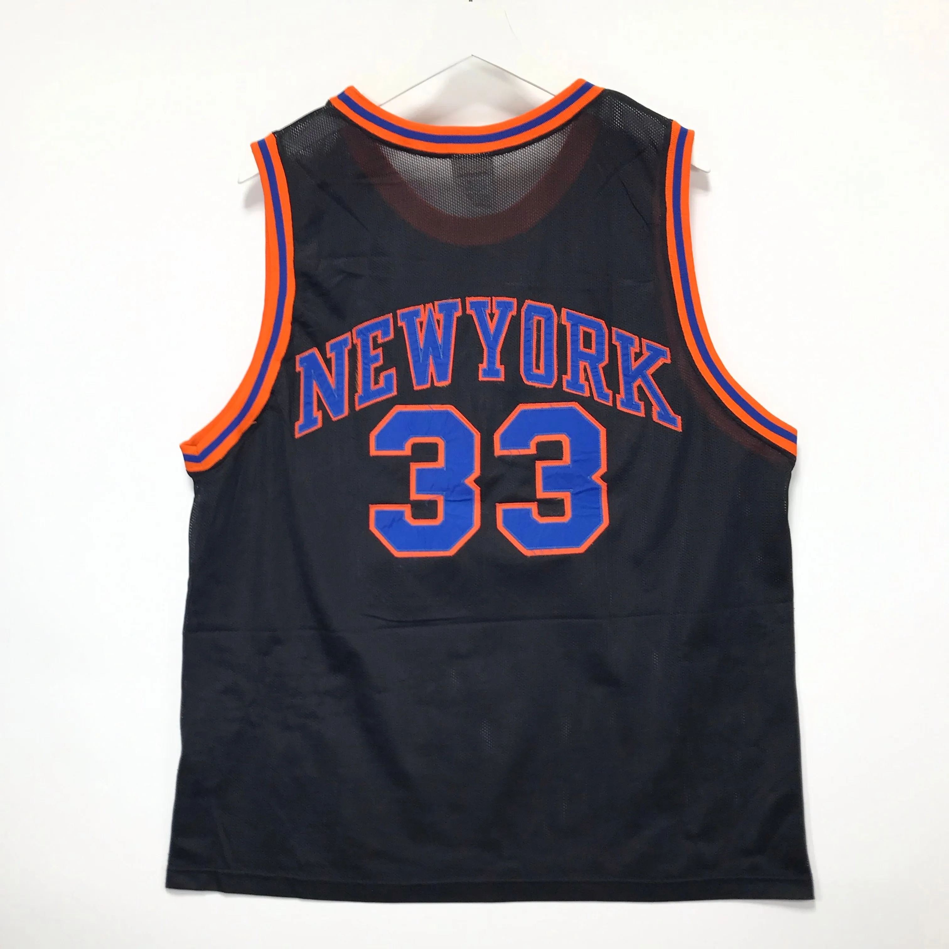 [XL] Supreme Vintage New York 'Knicks' Ewing Basketball Jersey Black