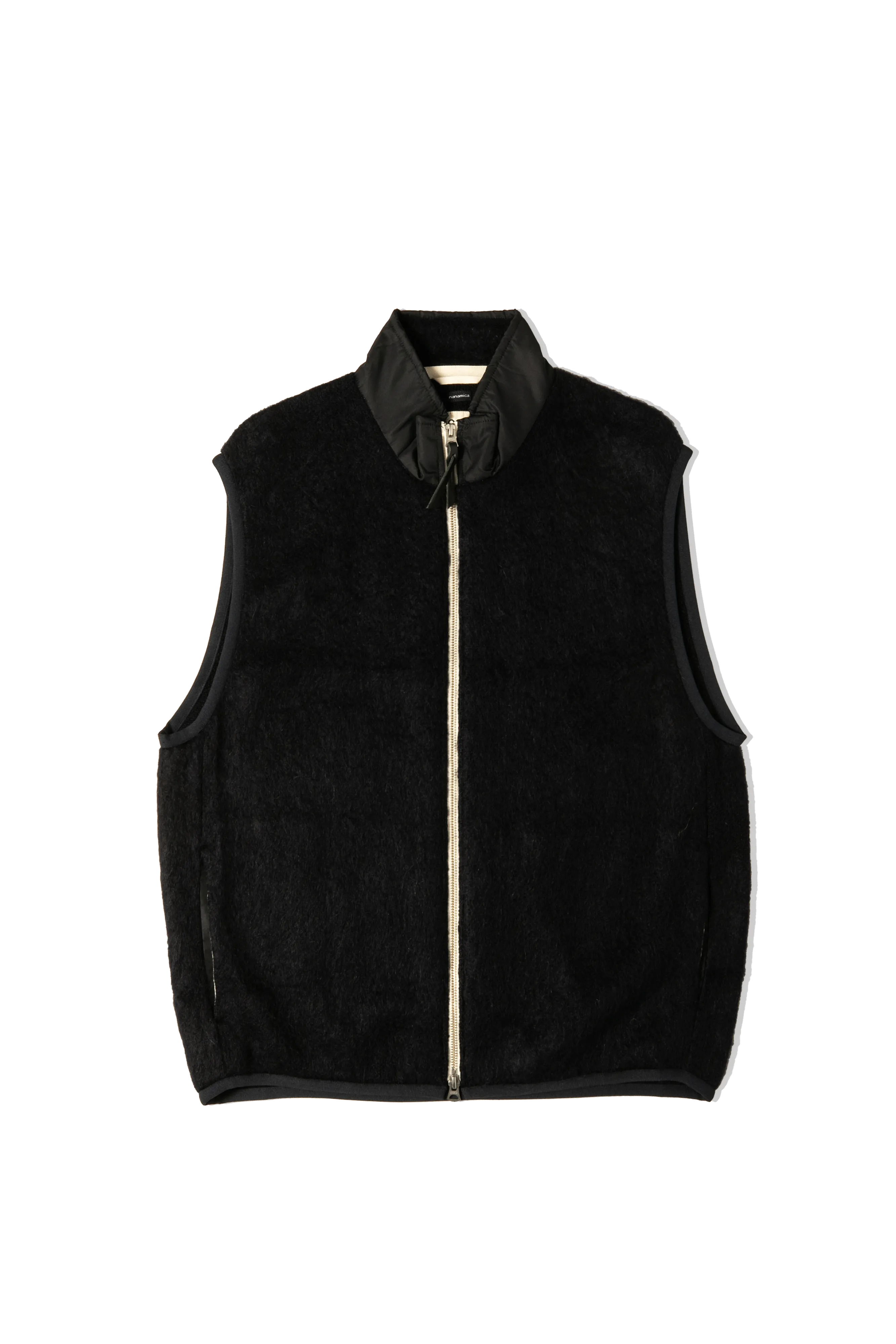 Zip-Up Mohair Vest
