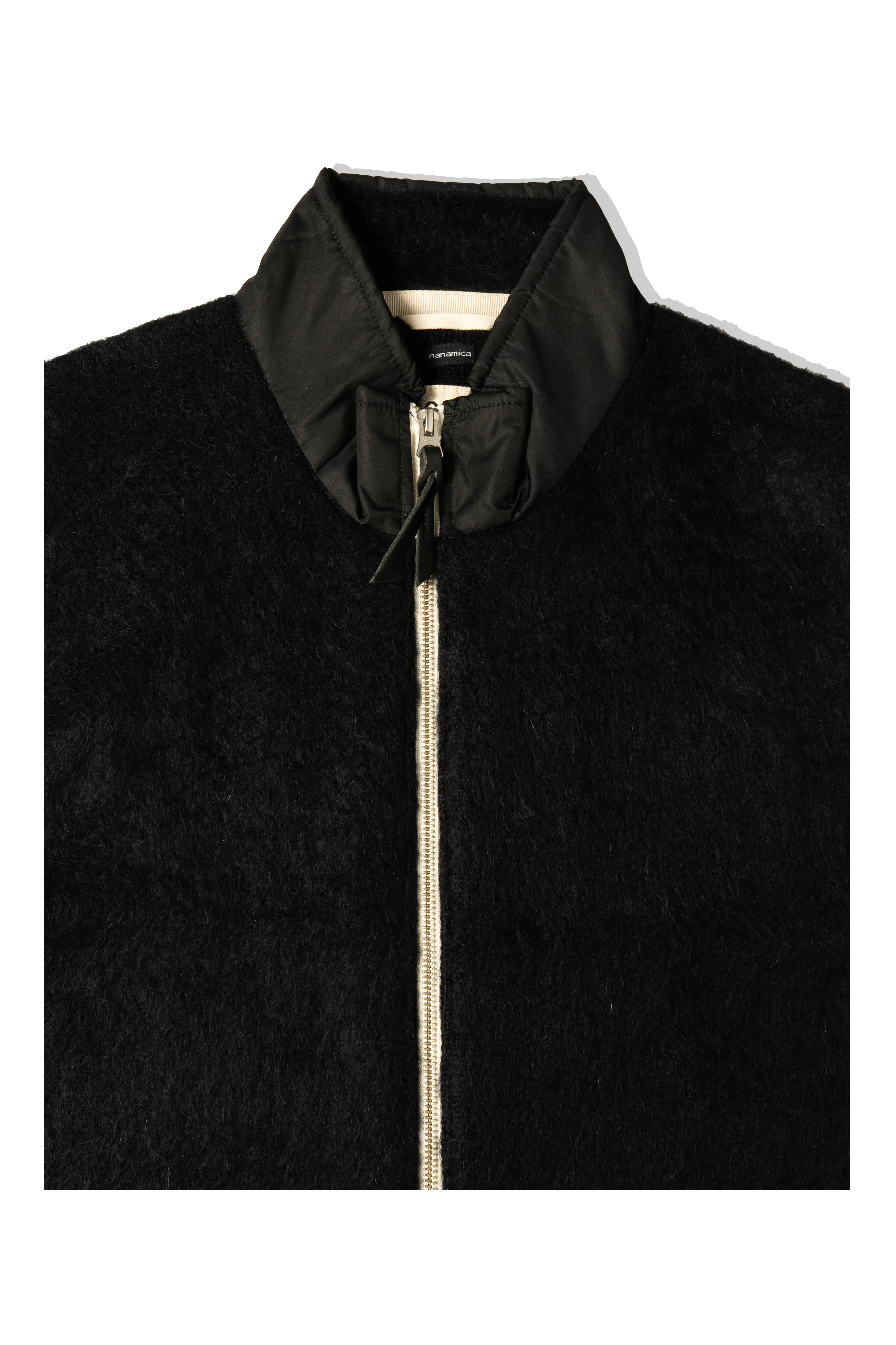 Zip-Up Mohair Vest