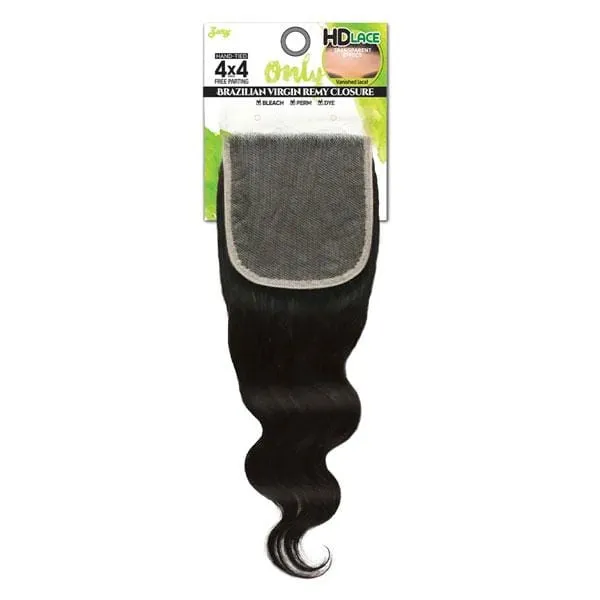 Zury Sis Only Brazilian Virgin Remy Closure - ONLY BRZ 4X4 CLOSURE S-BODY 10"~16"